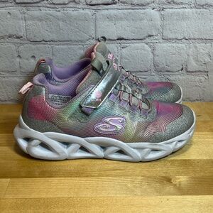 Skechers Twisty Brights Light-Up‎ Sneakers Girl's Size 2